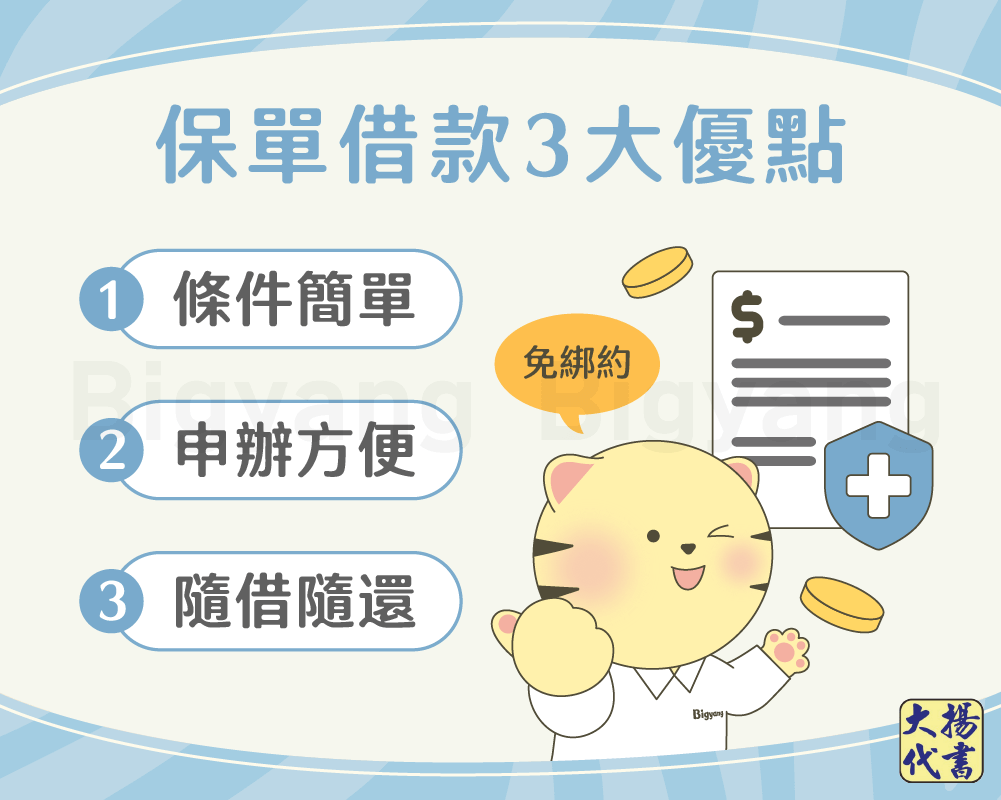 保單借款3大優點-大揚代書