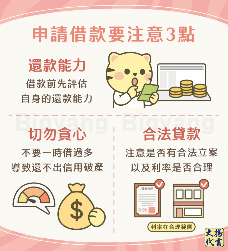 申請借款要注意3點－大揚代書