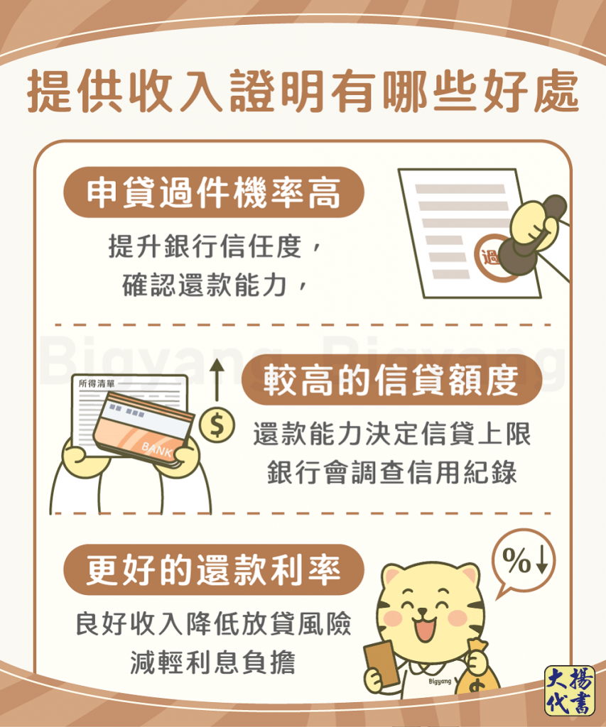 提供收入證明有哪些好處－大揚代書