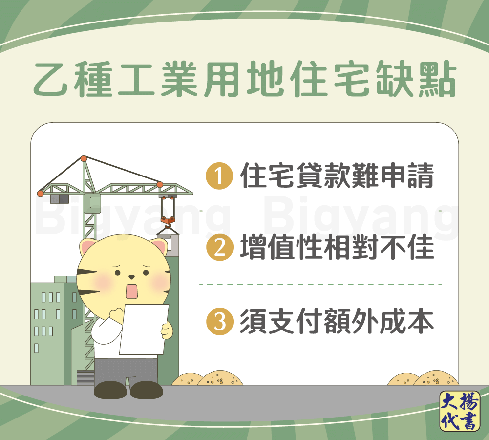 乙種工業用地住宅缺點－大揚代書