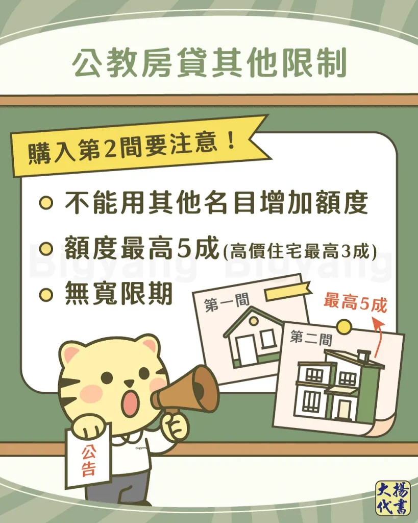 公教房貸其他限制－大揚代書