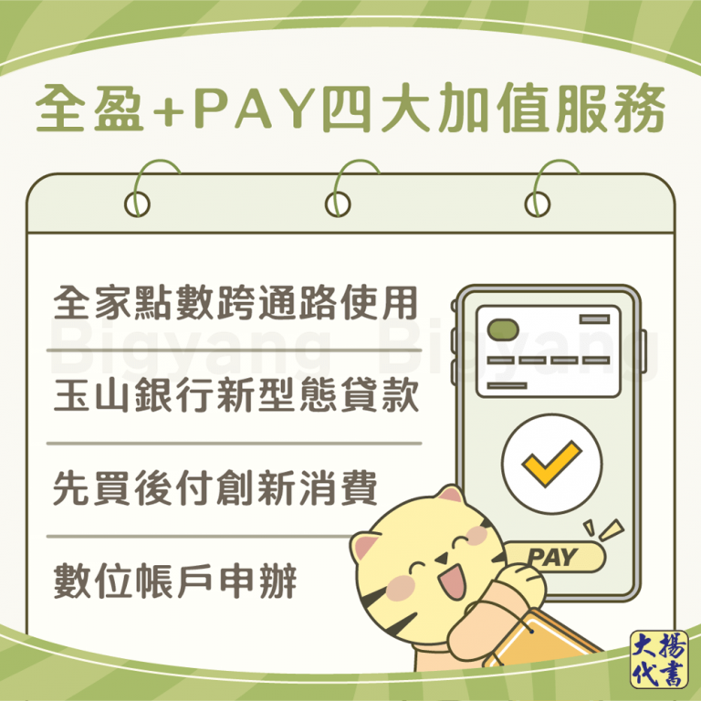 全盈加PAY的四大加值服務－大揚代書