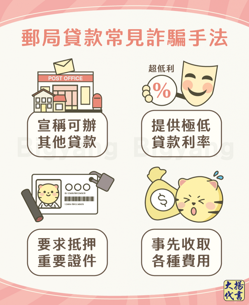 郵局貸款常見詐騙手法-大揚代書