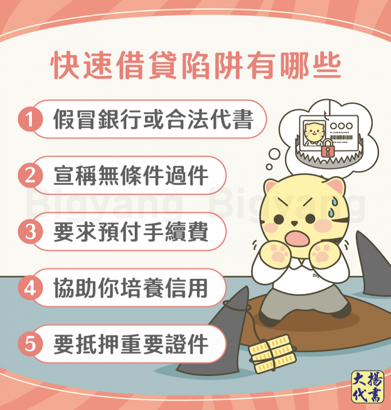 快速借貸陷阱有哪些－大揚代書