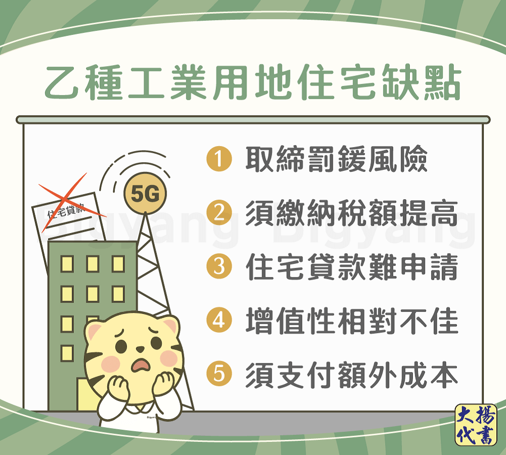 乙種工業用地住宅缺點－大揚代書