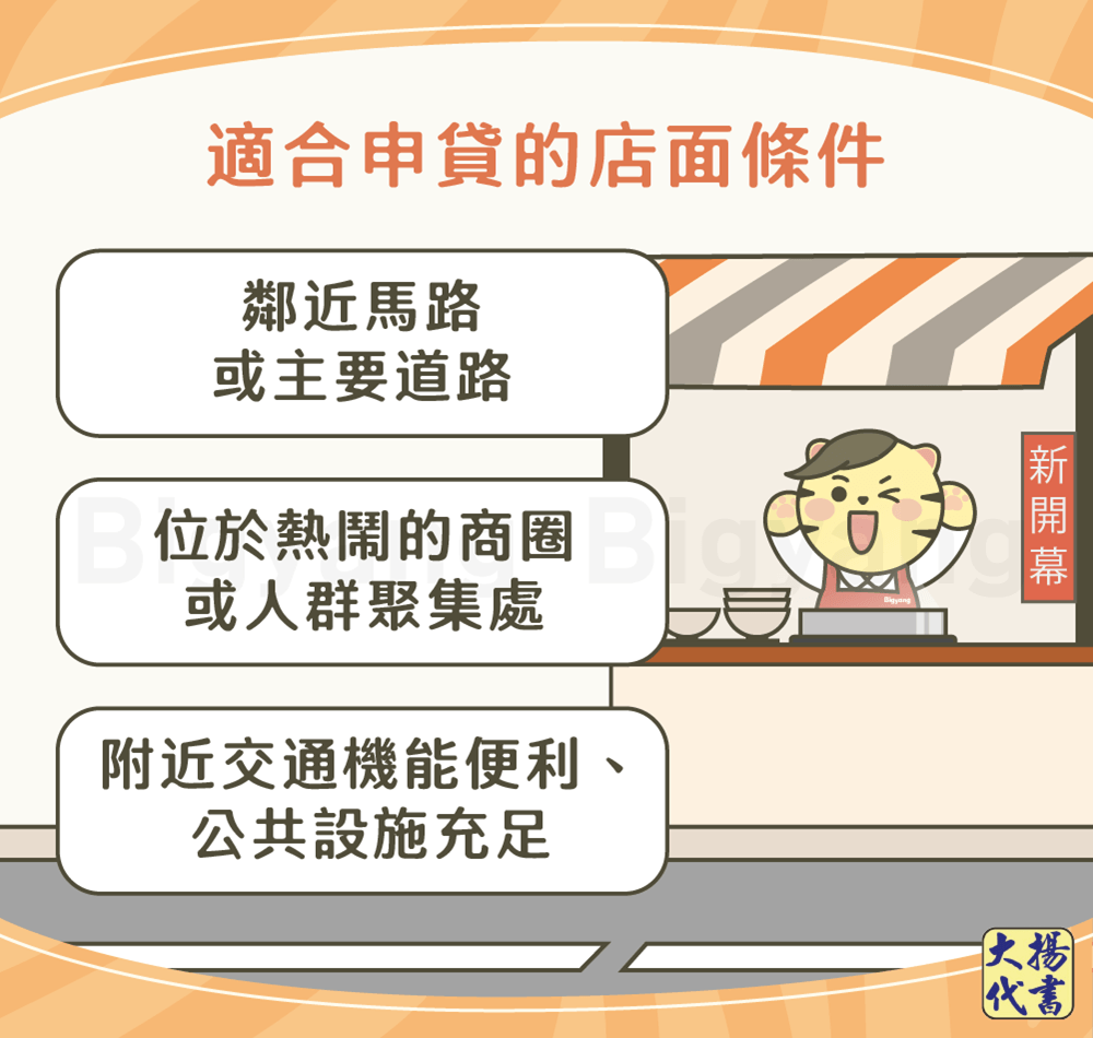 適合申貸的店面條件－大揚代書