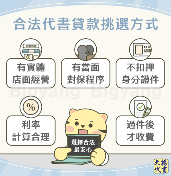 合法代書貸款挑選方式－大揚代書